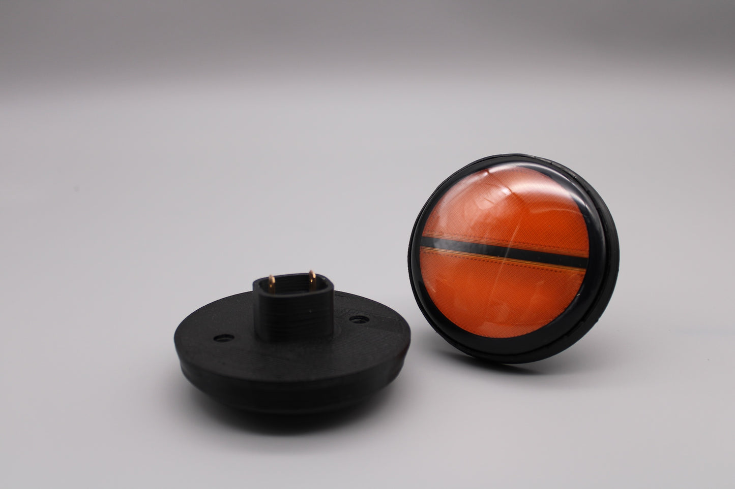 Custom-Modern Black Headlight & Side Marker Bundle