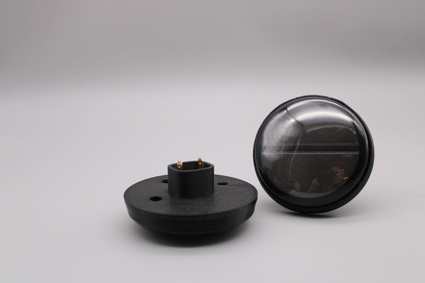 Custom-Modern Black Headlight & Side Marker Bundle