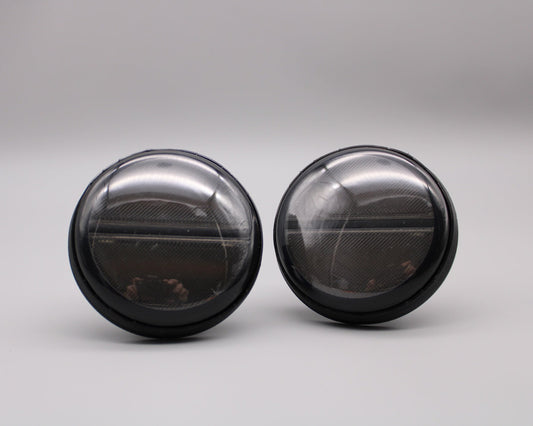 Custom-Modern Black Headlight & Side Marker Bundle