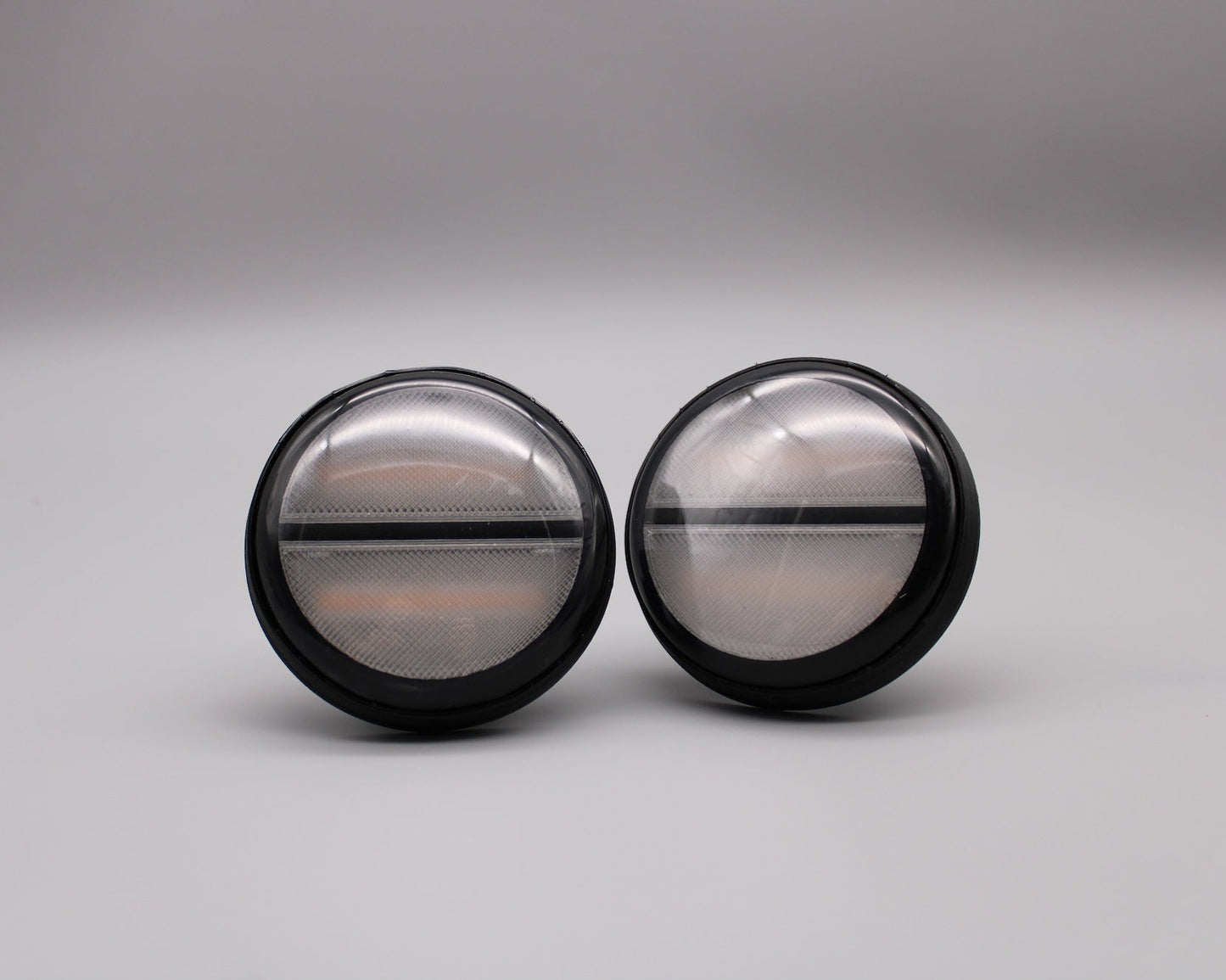 Custom-Modern Black Headlight & Side Marker Bundle