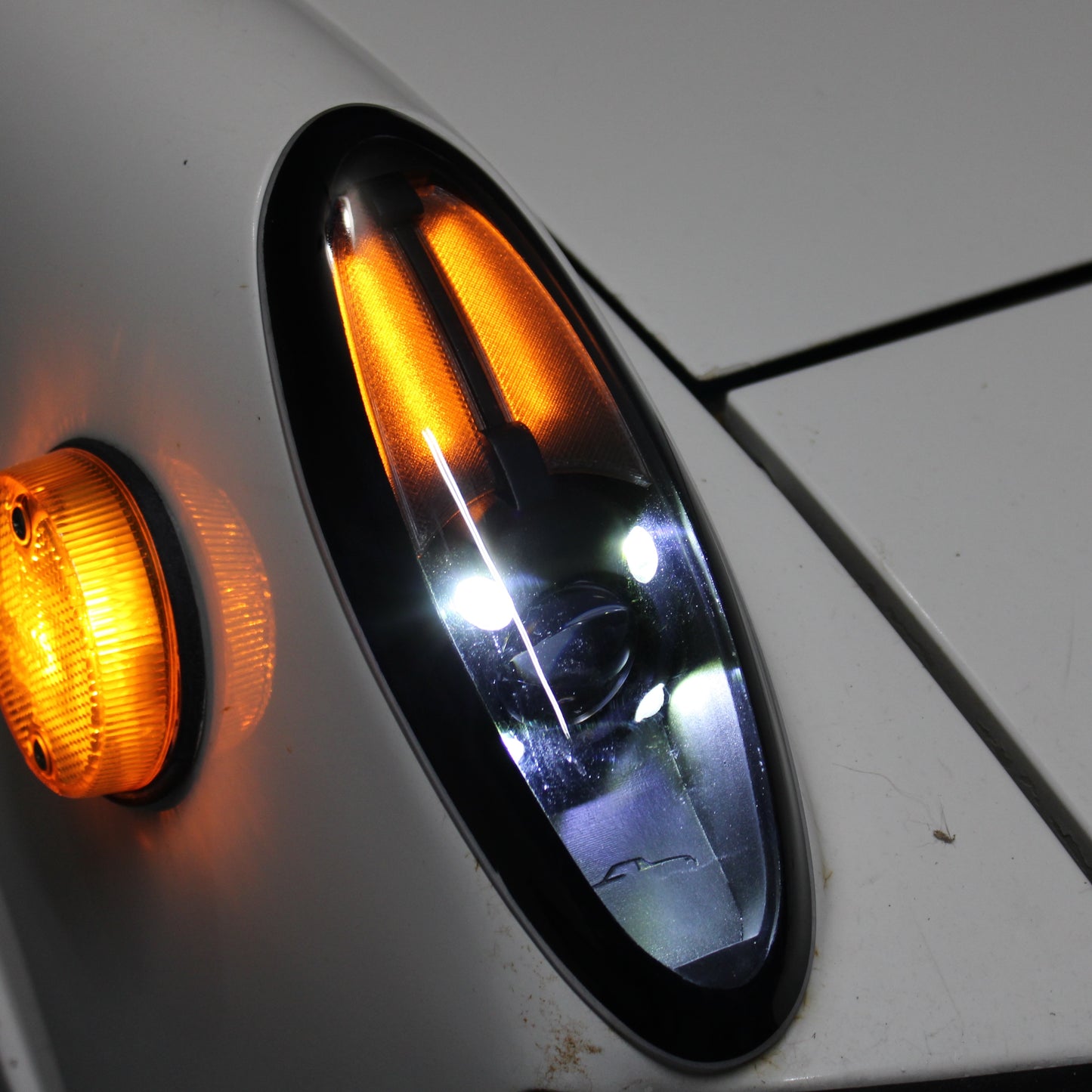 Custom-Modern Signal/Headlight Combo for Porsche 914